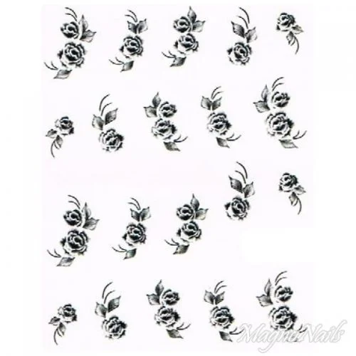 2D Nail Art One Stoke Sticker