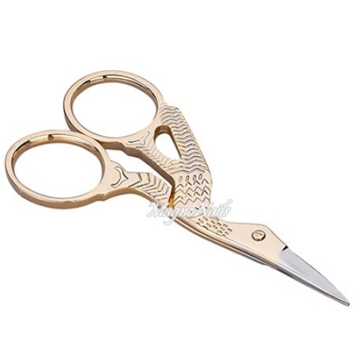 Preview: Storchenschere gold Nageldesign Nägel Nails Nagelstudio