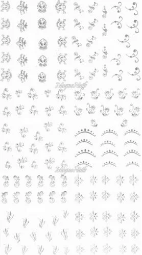 2D Nail Art Sticker
