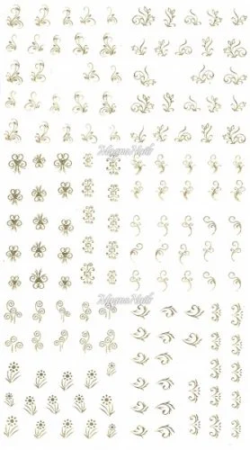 2D Nail Art Sticker
