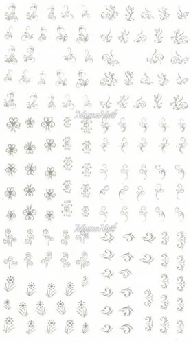 2D Nail Art Sticker