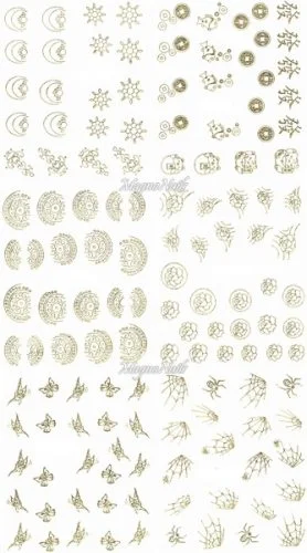 2D Nail Art Sticker