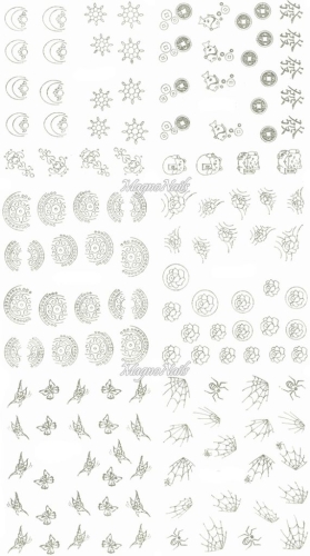 2D Nail Art Sticker