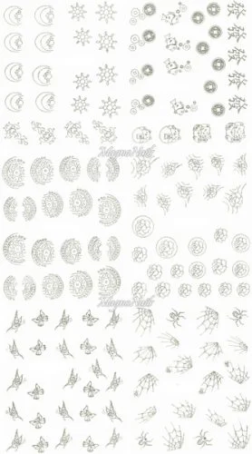 2D Nail Art Sticker