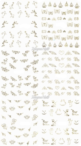 2D Nail Art Sticker