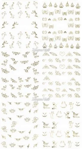 2D Nail Art Sticker