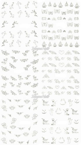 2D Nail Art Sticker