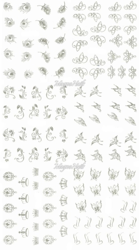 2D Nail Art Sticker