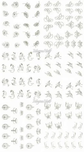 2D Nail Art Sticker