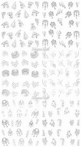2D Nail Art Sticker