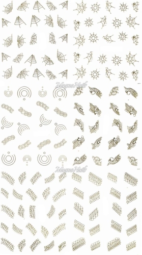 2D Nail Art Sticker