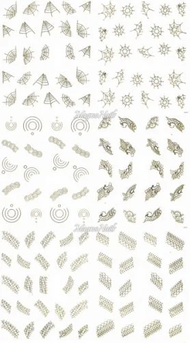 2D Nail Art Sticker