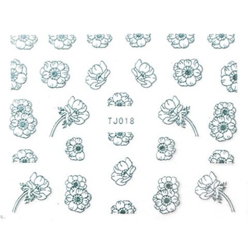 2D Nail Art Sticker