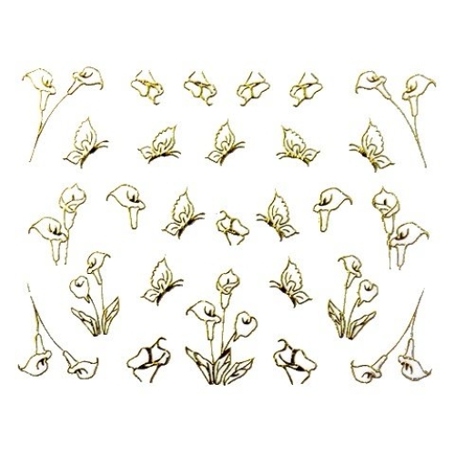2D Nail Art Sticker