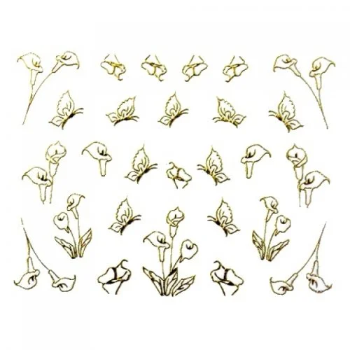 2D Nail Art Sticker