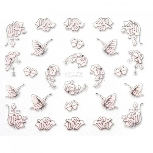 2D Nail Art Sticker