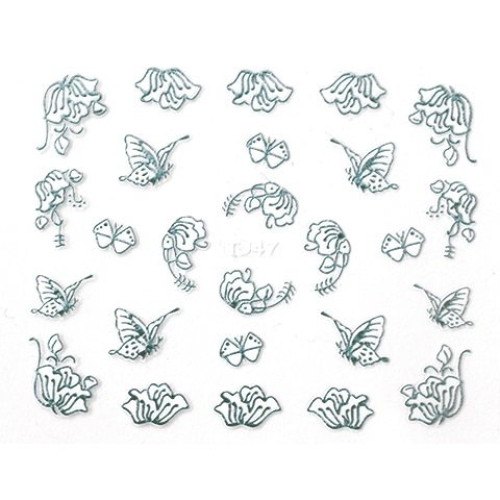 2D Nail Art Sticker