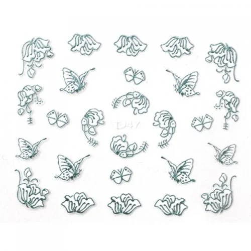 2D Nail Art Sticker