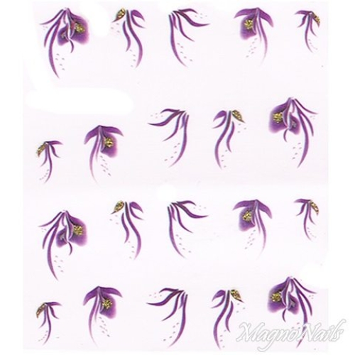 2D Nail Art One Stoke Sticker