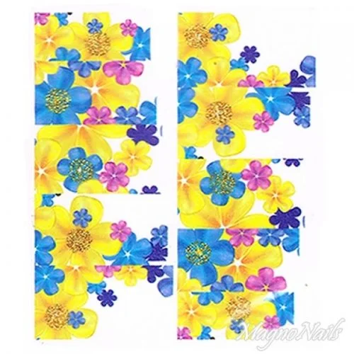 2D Nail Art One Stoke Sticker