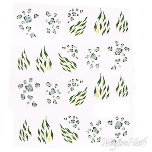 2D Nail Art One Stoke Sticker