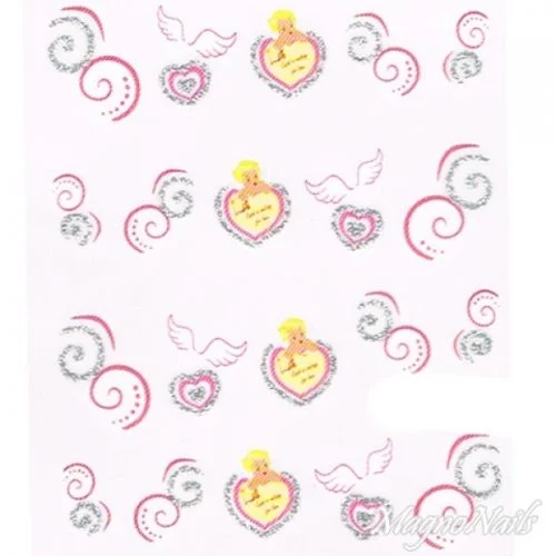 2D Nail Art One Stoke Sticker