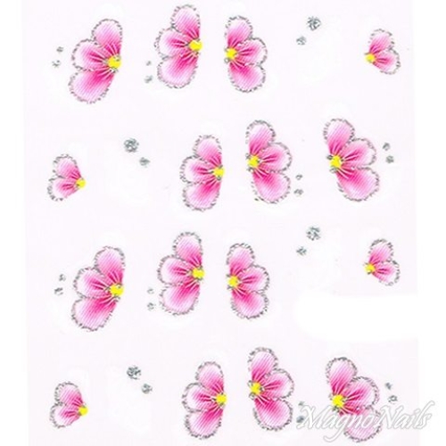 2D Nail Art One Stoke Sticker