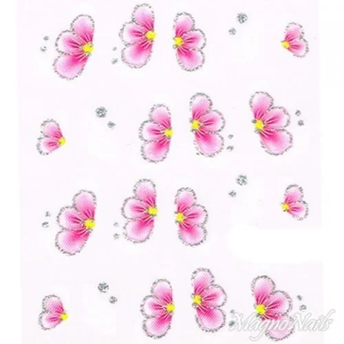 2D Nail Art One Stoke Sticker