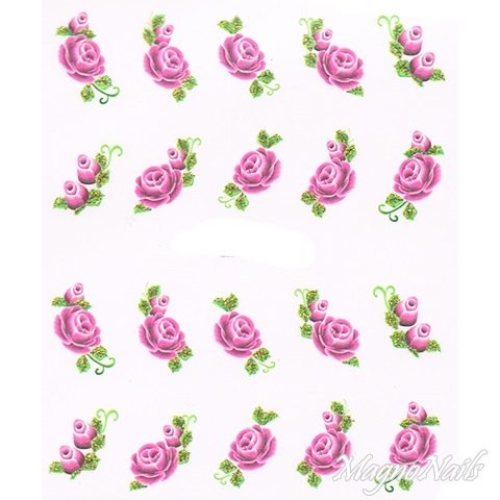2D Nail Art One Stoke Sticker