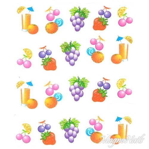 2D Nail Art One Stoke Sticker