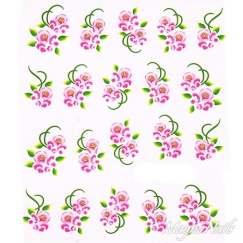 2D Nail Art One Stoke Sticker