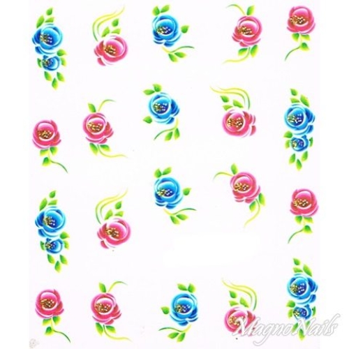 2D Nail Art One Stoke Sticker