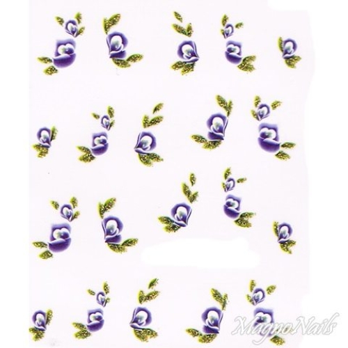 2D Nail Art One Stoke Sticker