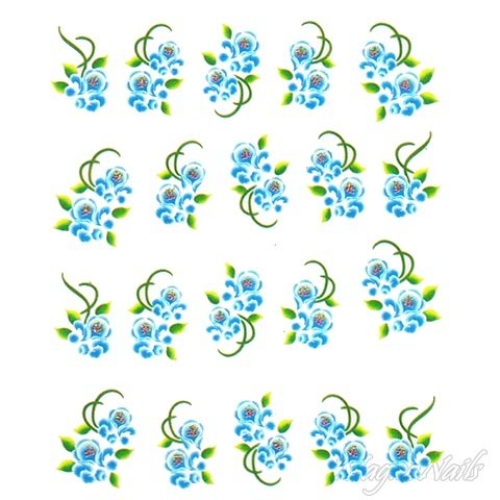 2D Nail Art One Stoke Sticker