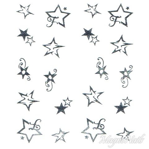 2D Nail Art One Stoke Sticker