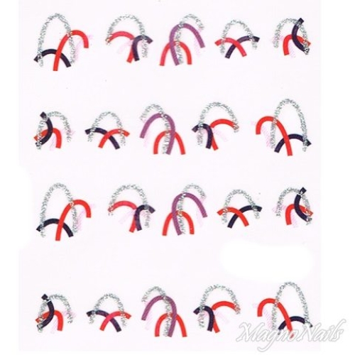 2D Nail Art One Stoke Sticker