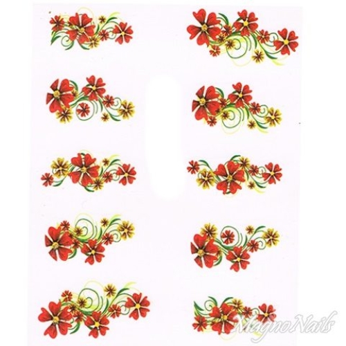 2D Nail Art One Stoke Sticker