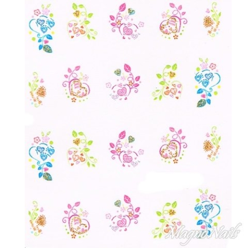 2D Nail Art One Stoke Sticker