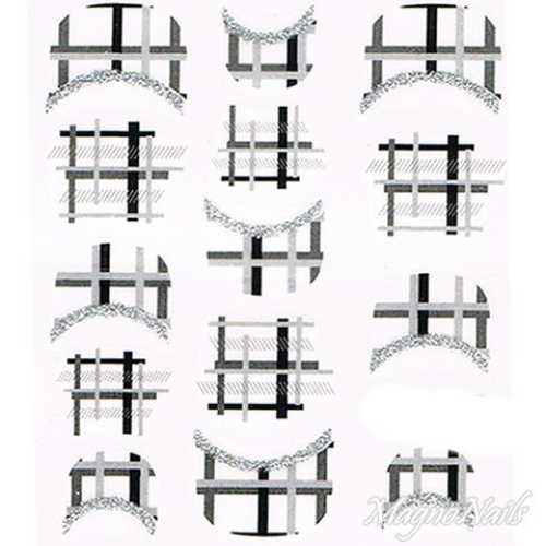 2D Nail Art One Stoke Sticker