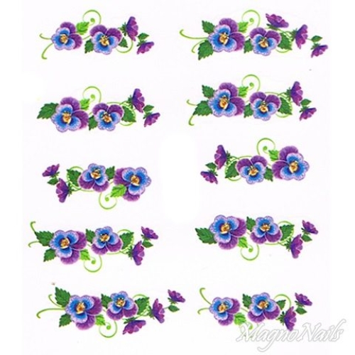 2D Nail Art One Stoke Sticker