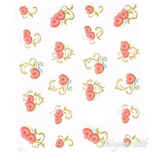 2D Nail Art One Stoke Sticker