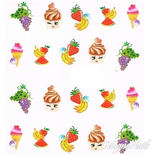 2D Nail Art One Stoke Sticker