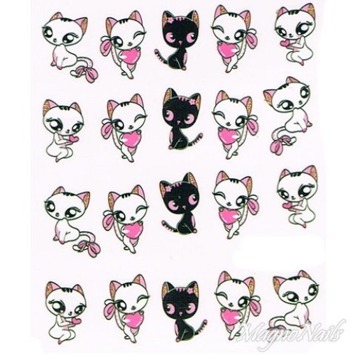 2D Nail Art One Stoke Sticker