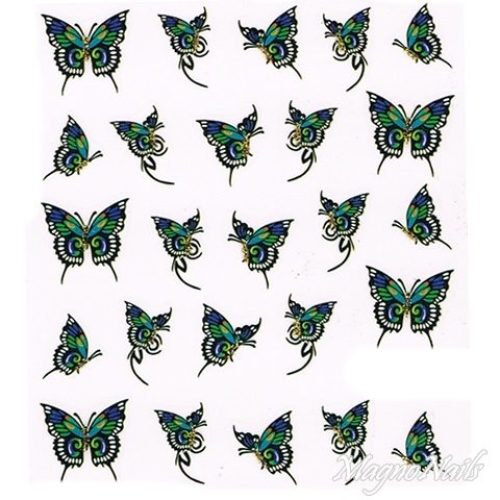 2D Nail Art One Stoke Sticker