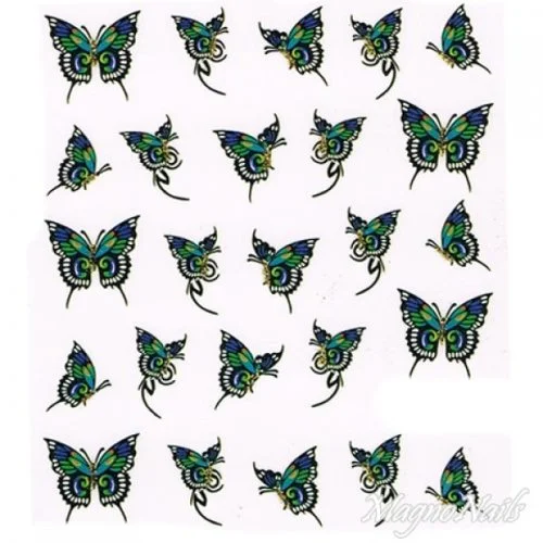 2D Nail Art One Stoke Sticker