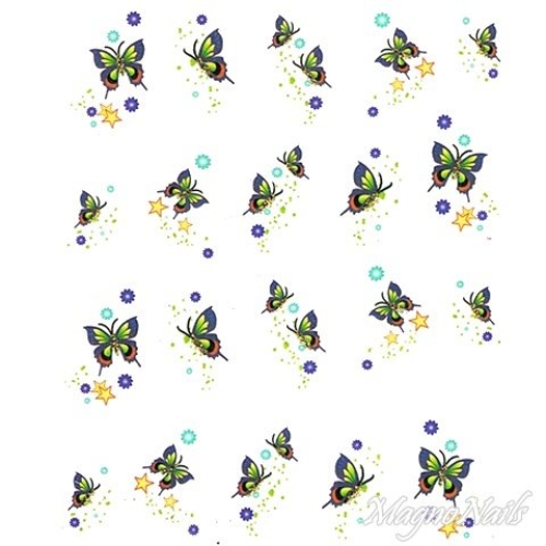 2D Nail Art One Stoke Sticker