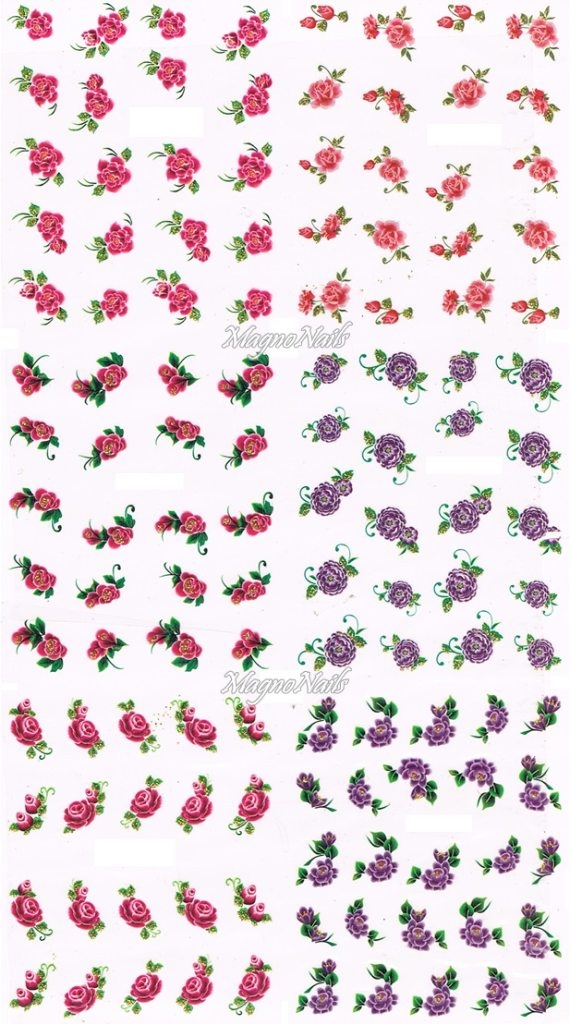 2D Nail Art Sticker