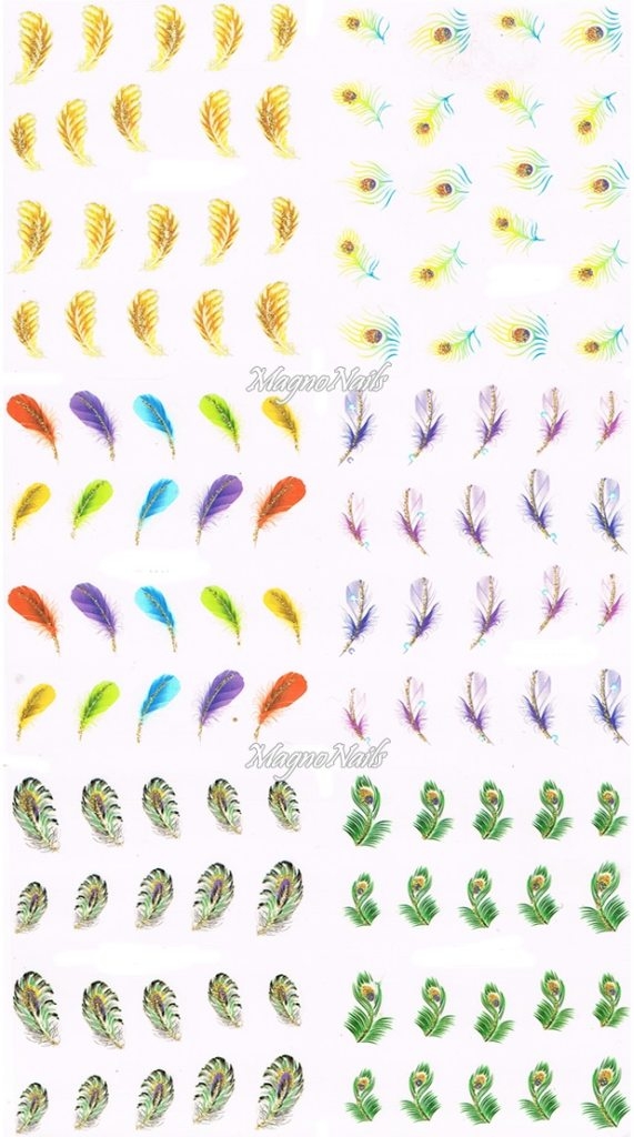 2D Nail Art Sticker