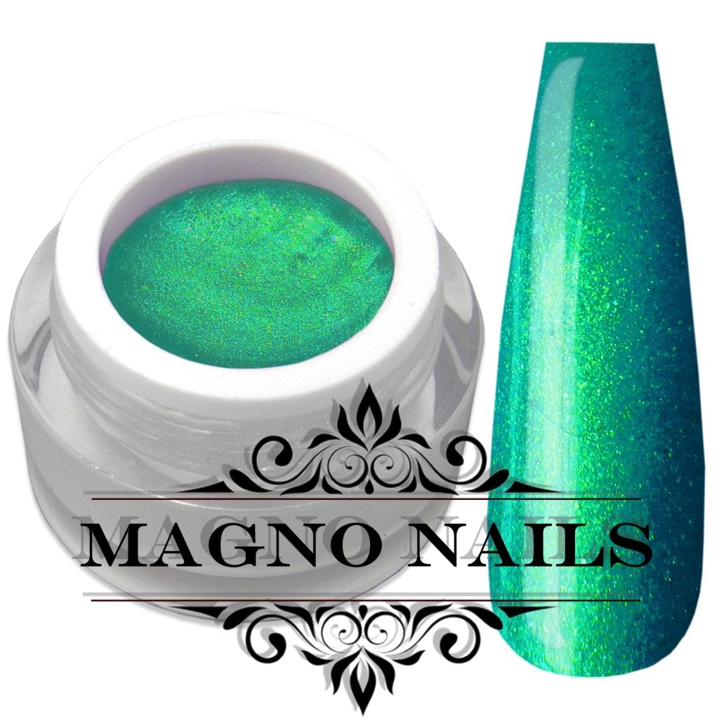 UV Gel - Grün Glitzer deckend - Glitter Gel Persia