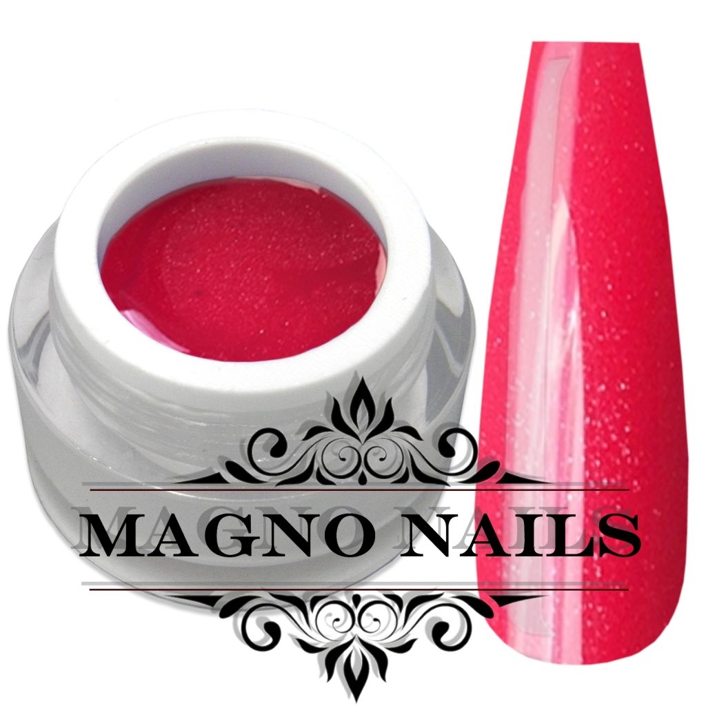 UV Gel - 1057 - Glitter Gel coral - Valentine